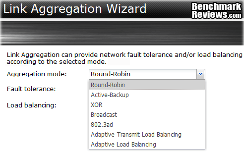 ASUSTOR AS 640T NAS Server 802.3ad Choices