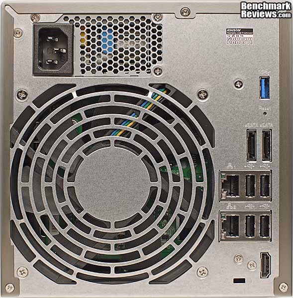 ASUSTOR AS 640T NAS Server Rear Panel
