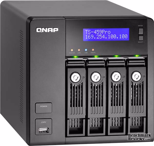 QNAP TS 459 Pro NAS, angle view
