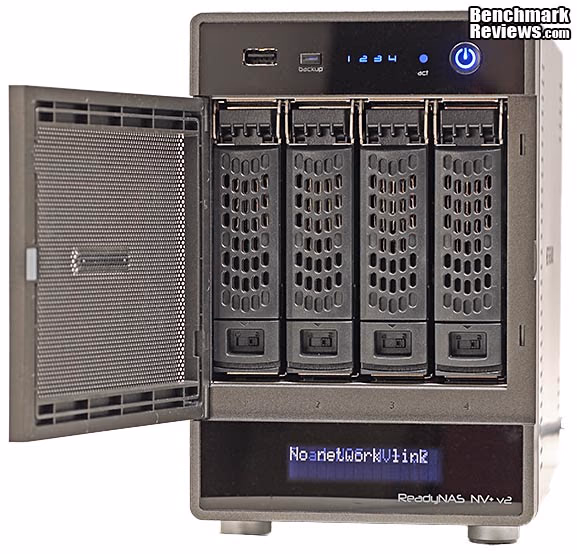 NETGEAR ReadyNAS NV v2 Dooor, open