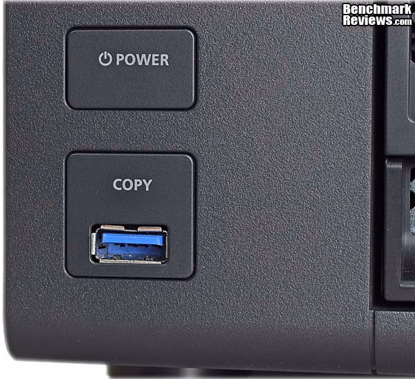 QNAP TS659 Pro II Turbo NAS Server Front Buttons