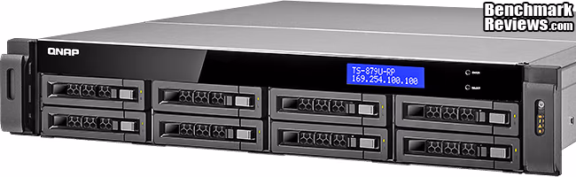 QNAP TS 879U RP Turbo NAS Server Front Glam 600