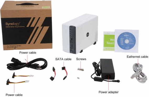 Synology DS209 NAS Contents