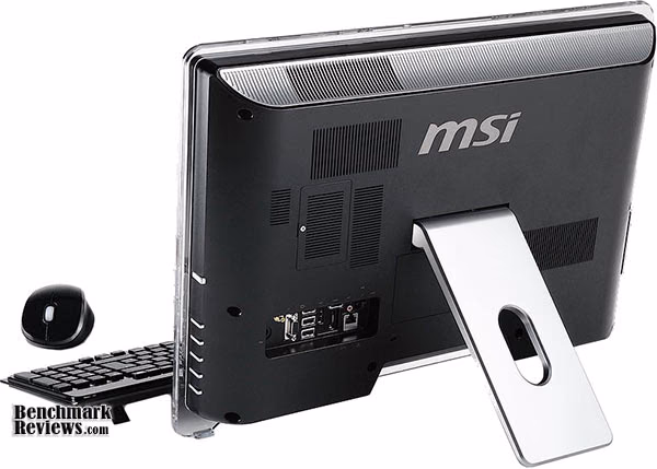 MSI Wind Top AE2220 Nettop Rear, corner view