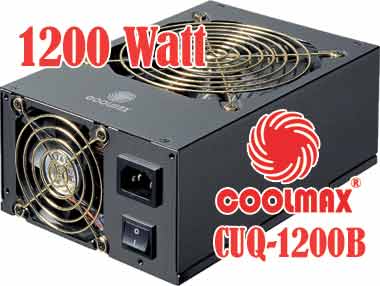 CoolMax CUQ-1200B 1200W Modular Power Supply Unit