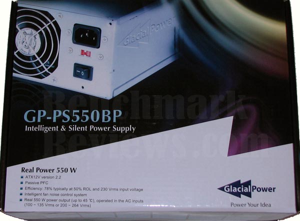 GlacialPower GP-PS550BP 550W ATX PSU