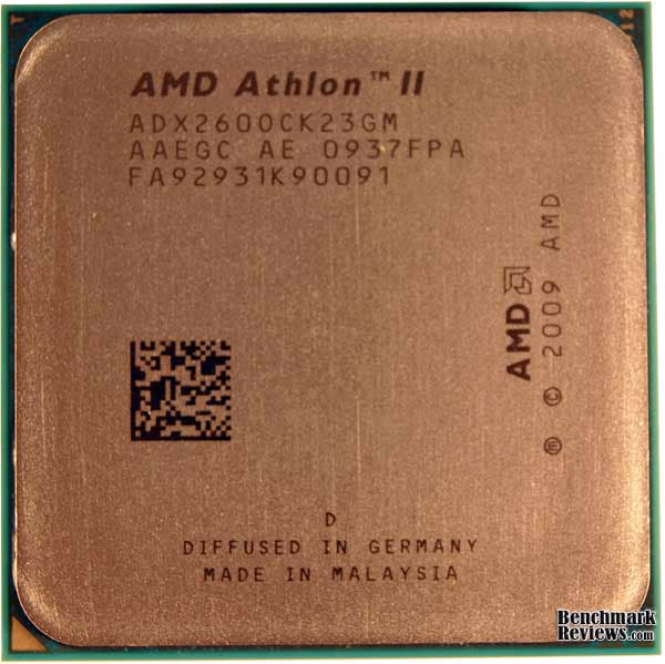 AMD Athlon II X2 260, front view
