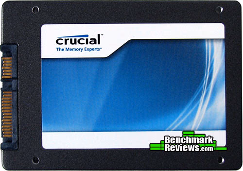 Crucial RealSSD C400 Micron m4 SSD, top view