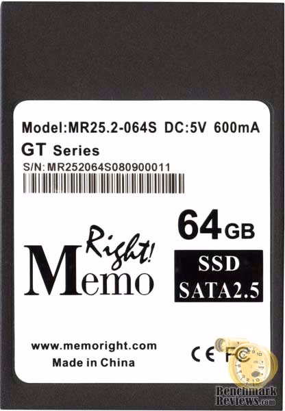 MemoRight GT MR25.2-064S 2.5-Inch 64GB SATA SSD Solid State Drive Bandwidth Test Performance Review