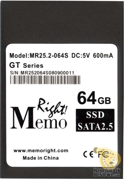 MemoRight GT MR25.2-064S 2.5-Inch 64GB SATA SSD Solid State Drive Bandwidth Test Performance Review