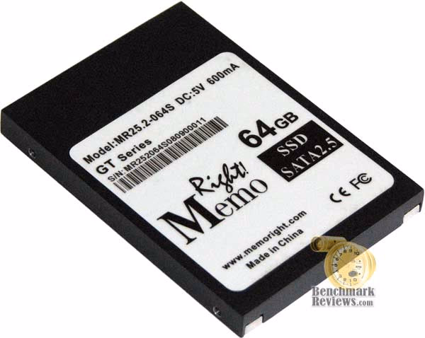 MemoRight GT MR25.2-064S 2.5-Inch 64GB SATA SSD Solid State Drive Bandwidth Test Performance Review