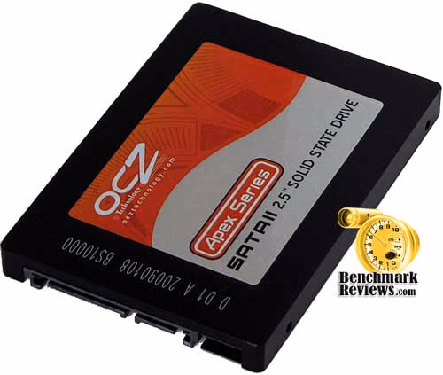 OCZ Apex SSD Top, angle view