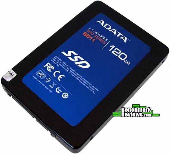 Adata S511 SSD, top view