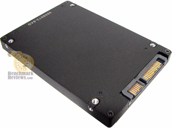 Silicon Power 64GB SATA SSD Back, corner view