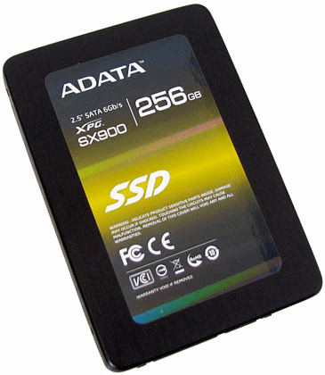 ADATA XPG SX900 SSD, corner view