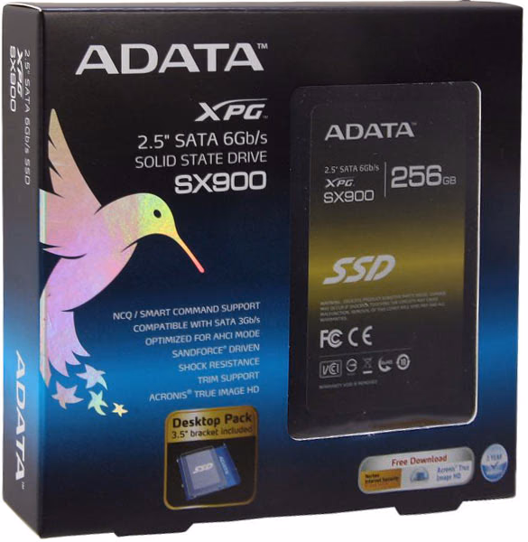 ADATA XPG SX900 SSD Retail, package