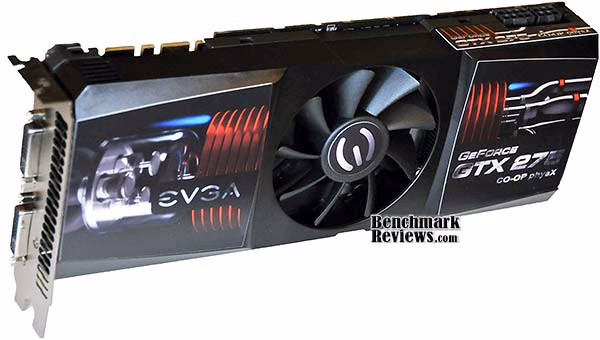 EVGA gtx275 Coop Phsyx, rear view