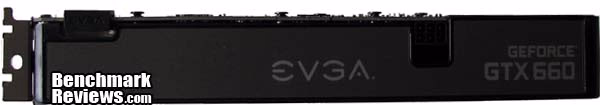 EVGA GeForce GTX 660 2GB Superclocked Side View