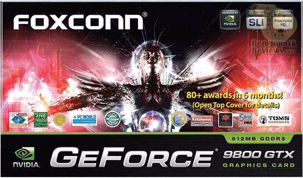 Foxconn 9800 GTX Box, top view