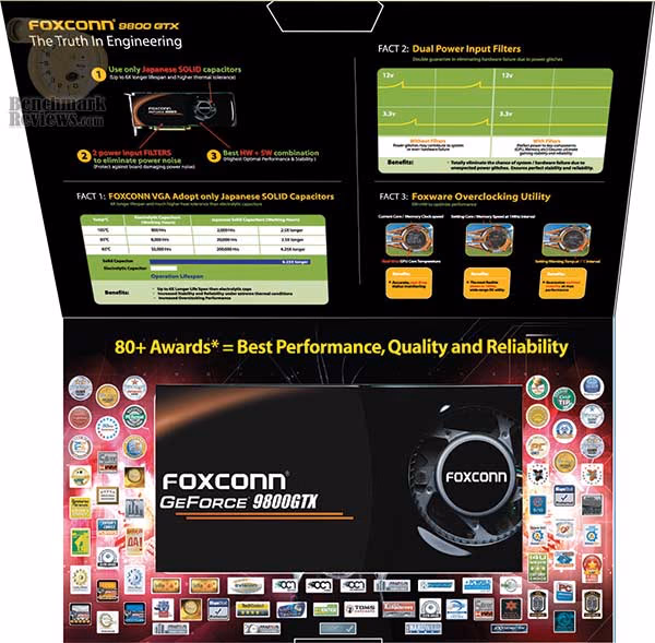 Foxconn 9800 GTX Retail, package