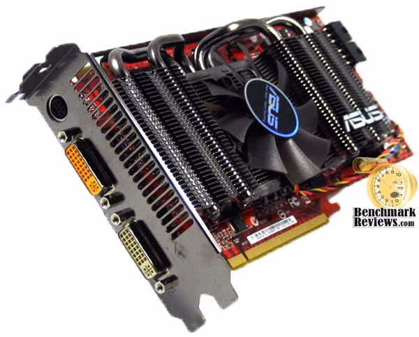 ASUS eah4870, angle view