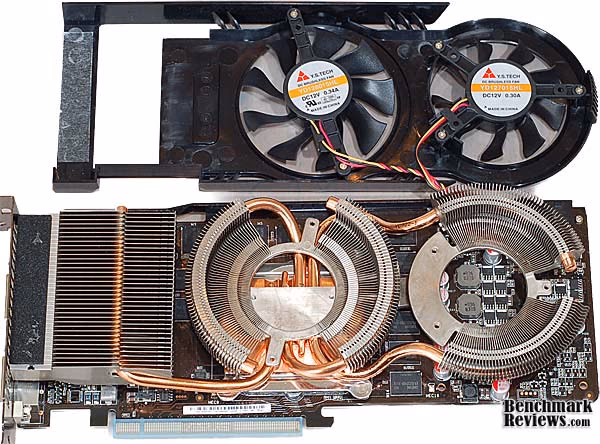 ASUS ENGTX260 Matrix, top view