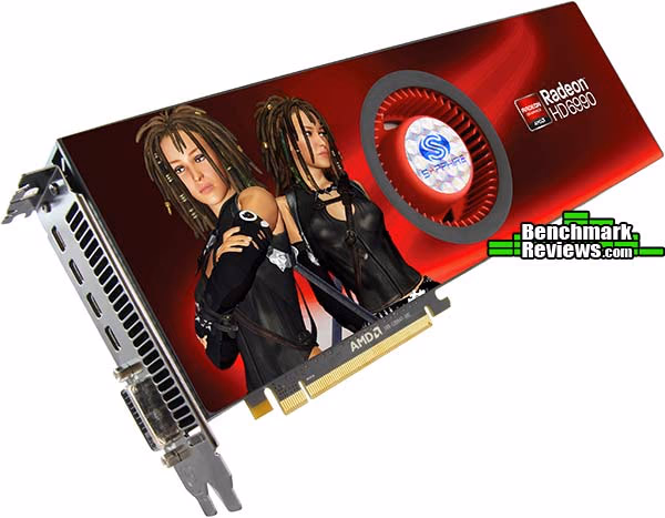 Sapphire Radeon HD 6990 Top, angle view