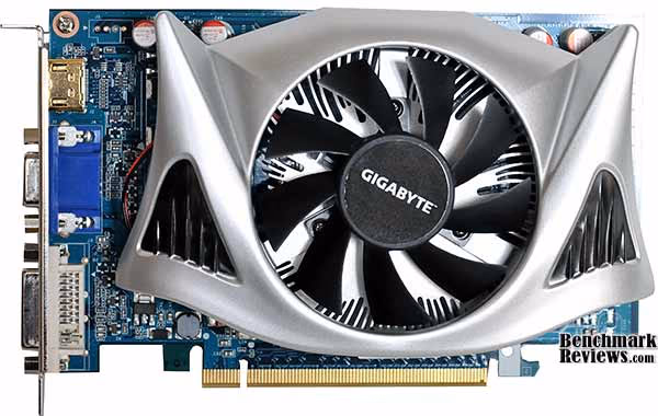 Gigabyte gt240, top view