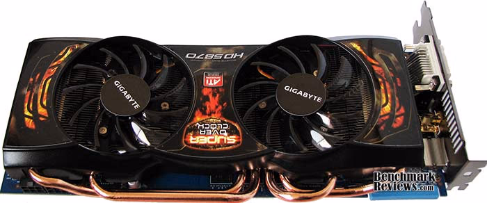 Gigabyte Radeon HD5870 SOC, angle view