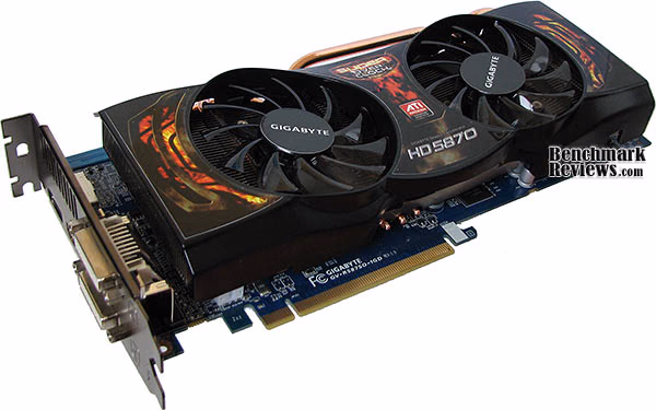 Gigabyte Radeon HD5870 SOC F, corner view