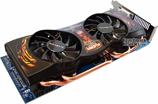 Gigabyte Radeon HD5870 SOC R, corner view