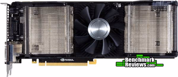 NVIDIA GeForce GTX 690 Shroudless, top view