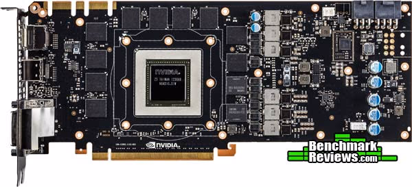 NVIDIA GeForce 780 PCB, front view