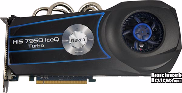 HIS HD7950 IceQ Turbo 3GB Top View