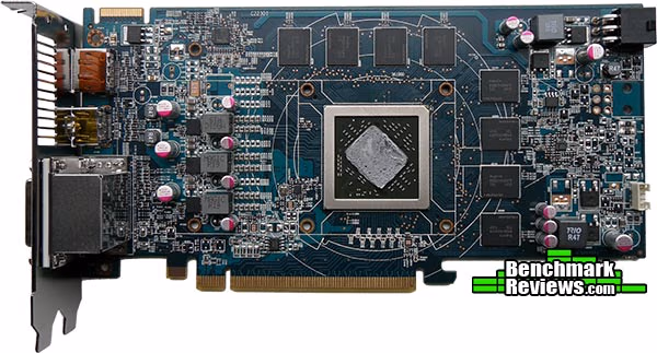 HIS HD6850 IceQ X Turbo PCB, front view
