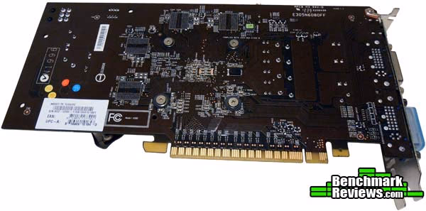 MSI GTX 650Ti Power, back view