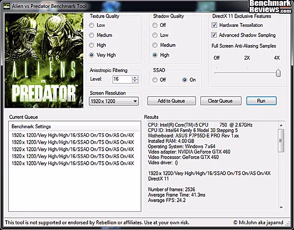 MSI N460GTX HAWK Video Card AvP MSI Hawk