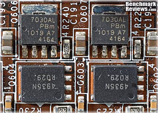 MSI N460GTX HAWK Video Card Main PWM MOSFETs