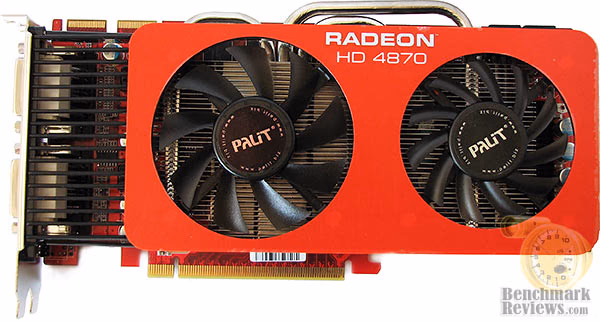 Palit HD 4870 Sonic, top view