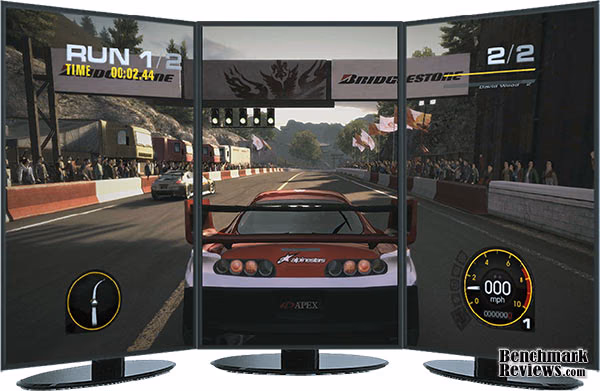 ATI Eyefinity Drive Unlimited