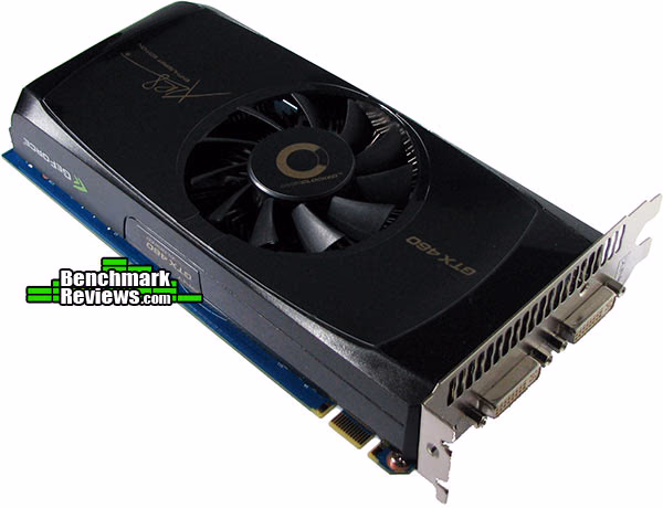 PNY GeForce GTX 480 XLR8, angle view