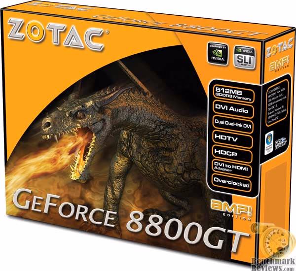 ZOTAC GeForce 8800 GT 512MB AMP! Edition HDMI Output Video Card 700MHZ G92 GPU 2000MHz GDDR3 vRAM ZT-88TES3P-FCP PN:188-01N40-020ZT NVIDIA Graphics Performance Review