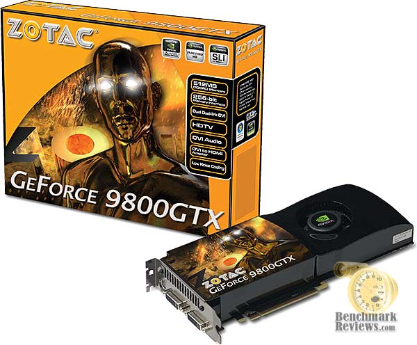 ZOTAC GeForce 9800 GTX 512MB Video Card ZT-98XES2P-FSP