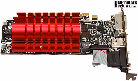 ATI RADEON HD5450 VIDEO CARD Front, top view