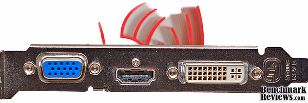 ATI RADEON HD5450 VIDEO CARD IO Plate