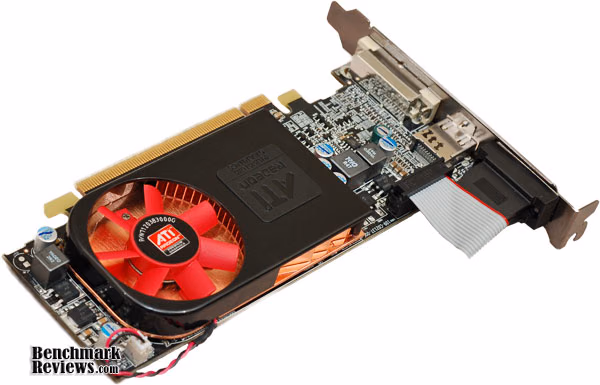 ATI RADEON HD5570 HTPC VIDEO CARD, top view